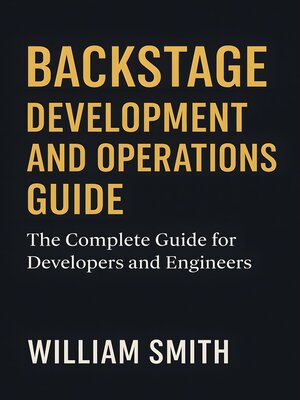 cover image of Backstage Development and Operations Guide